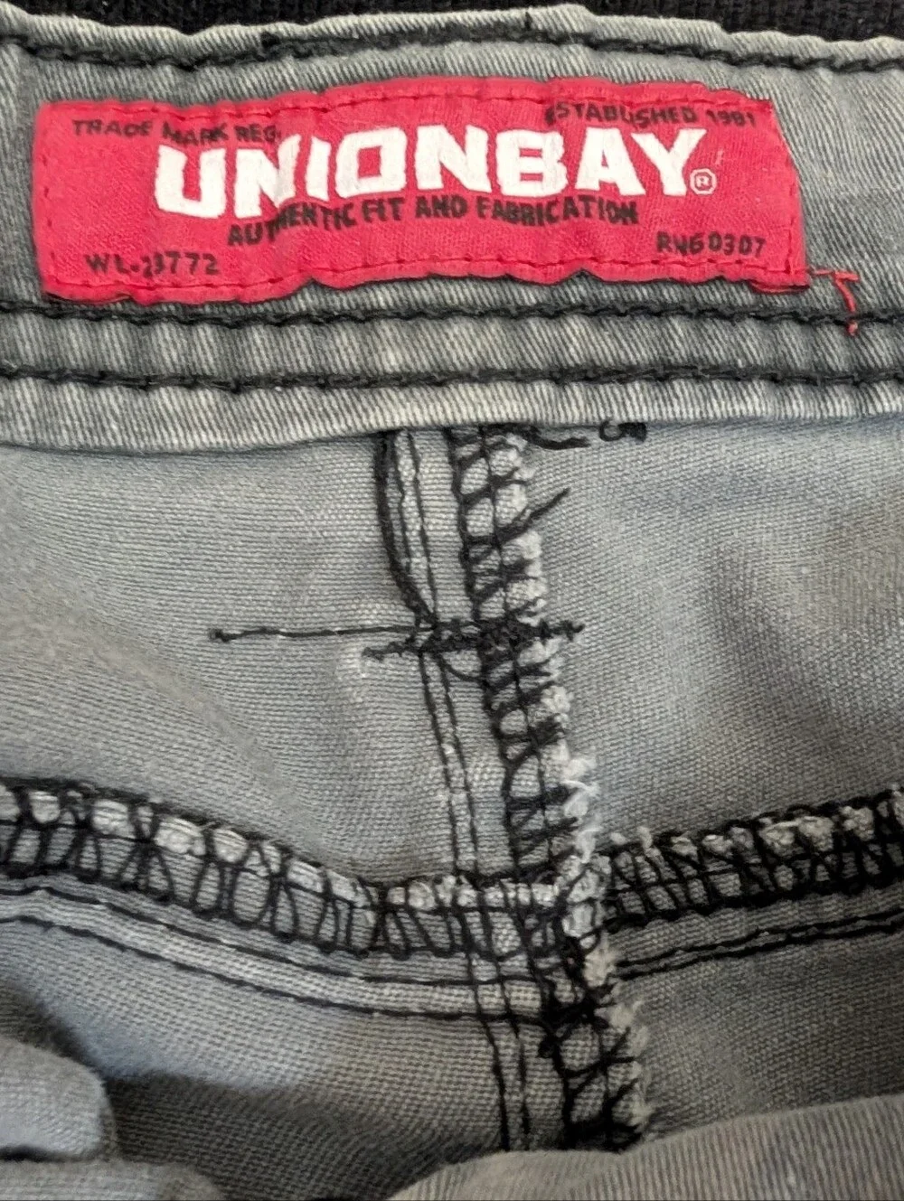 UNIONBAY Gray Camo Cargo Shorts